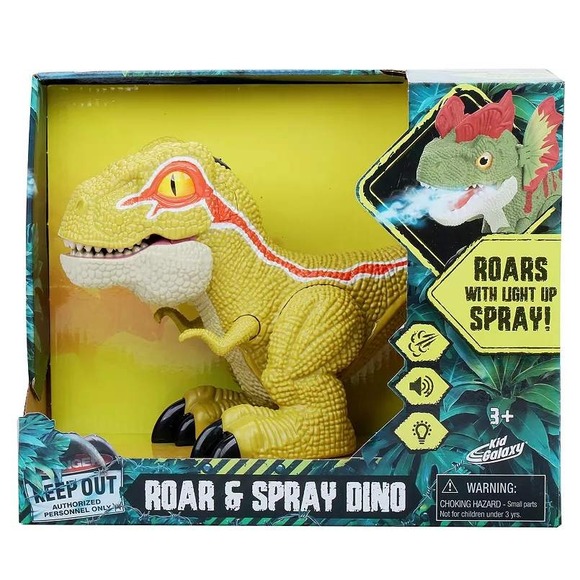 Interactive Dinosaur Toy That Breathes Mist Spray Action Figure Robot Dino - Picture 1 of 4